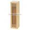 Wholesales handmade unfinished pine printing logo wooden 2 bottles wine box