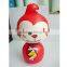 custom design fun 3d red monkey shape inflatable tumbler for kids