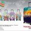 Luckiplus Colorful Transfer Printed Luggage Cover For Luggage Decoration