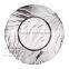 SAMYO handworked 13" bule hot sale glass plate manufacturers