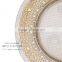 SAMYO 13 inch Home Decorative Wedding Catering Gold Charge Plate