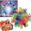 LED flashing neutron ball lighted colorful knitted ball