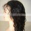 full lace human hair wig afro kinky curly indian women hair silk base wig
