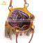 Fancy Ladies Handbag Fringed leather ethnic bag hand made embroidery cotton ethnic bag                        
                                                Quality Choice