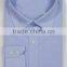 Tailored striped mens blue dress casual shirt