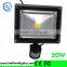 led solar powered Outdoor led Motion flood light with sensor 20w