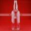 New product clear saffroneluy infused gin bottle whiskey letter shape bottles improted liquor bottles 750ml