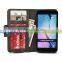 separable shockproof 2 in 1 combo wallet case cover for samsung galaxy s6