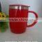 same color for handle and lid coffee mug stainless steel travel mug