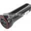 HUNDA Brand PVC Promotional Intelligent Tablet Dual Port Promotional USB Car Charger with charging Light