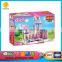 Plastic product education baby toy princess castle building blocks 254 PCS