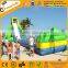 50m long giant inflatable slide hippo slide A4040