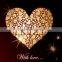 popular romantic heart shape display with high brightness and quality electroluminescent