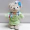 Custom-made Kids Educational or Promotional Gift Uniform Clothes Mini Plush Teddy Bear Toy