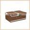 Two lids non-woven storage box with division inside
