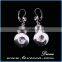 Tiny round pearl stud earrings wholesale top quality women simple designs jewelry