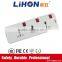 British standard 3 way multi electrical extension socket with individual switch
