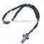 Rosary,religious rosary, wood cord rosary necklace,Catholic raw wood rosary