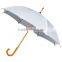 Umbrella with wooden stick