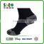 black&white free knitting heel and toe body is solid black socks