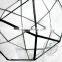 22*22*19.5cm geometric 32 face glass terrarium flower arrangement air plant planter greenhouse home decoration 0100007
