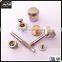 customized Plain finish stainless steel screw,flat head knurled thumb screw m4