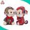 Chinese new year plush toy monkey,plush monkey for sale