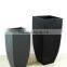 Fiberglass flower pots Curve line pots wholesales planters