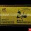 Printed gold metal VIP card with magnetic stripe