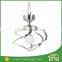 Outdoor Garden Solar Power light Saturn Spiral Wind Spinner
