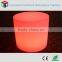 Reachargeable plastic lighting round stool with color change