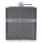 Hip Flask Leather Wrapped Flagon With High Quality Stainless Steel