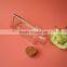 novely triangle shape glass storage bottle with cork