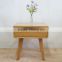 Home bamboo furniture living room corner sidetable with drawer