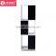 3-Tier Rotating Bookshelf Black and White MDF wood bookcase wooden cube organizer