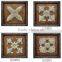 MW-2214-03 Antique hanging square wall art decor in set
