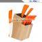 2015 new products promotion 8 piece wood multi-functioned ABS handle ceramic knife