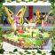 Artificial big carton boxwood topiary for beaming with joy dec