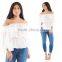 Latest Fashion Blouse Design Off Shoulder Sexy Ruffle Tops for Women Plus Size Tops Wholesale