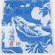 Jeanette printing waterproof apron, dark blue flowers leaves aprons