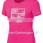 Hot Sale Promotional Custom Women Tshirt /ladies shirt design