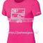 Hot Sale Promotional Custom Women Tshirt /ladies Shirt Design