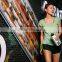 customized cotton spandex fitness compression shirt for ladies