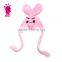 Hot sale lovely rabbit baby wool hats, Color matching hats
