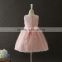 Hot sale girl party wear western kids clothes girls dresses pink cheap price Canton wholesaler