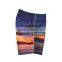 South American style sublimation print men mesh lining beach shorts