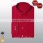 OEM High Quality Fashion Popular Formal Red Business Shirts Cotton