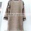 Factory Hot Sale Elegant Woman Grey Sweater Long Sleeve Cardigan Sweater For Ladies