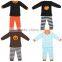 Wholesale Sleepwear Stripe Kids Cotton Pumpkin Applique Toddler Children Halloween Pajamas