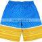 High Quality Customed Drawstring Waisted Bright Color Printing Boys Swimming Shorts